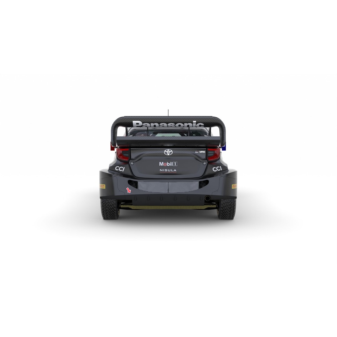 Toyota Yaris GR WRC 2024 3D Model – High Poly Game Asset, FBX, PBR - View 6