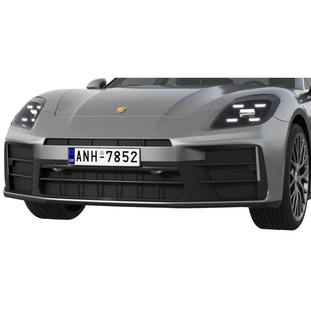 Porsche Panamera 3D Model – High Poly Vehicle for Games, FBX, OBJ - View 11