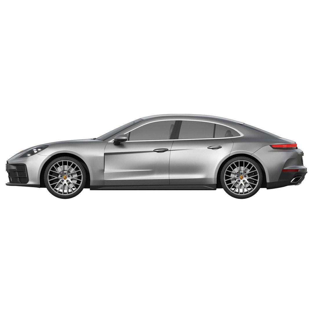 Porsche Panamera 3D Model – High Poly Vehicle for Games, FBX, OBJ - View 7
