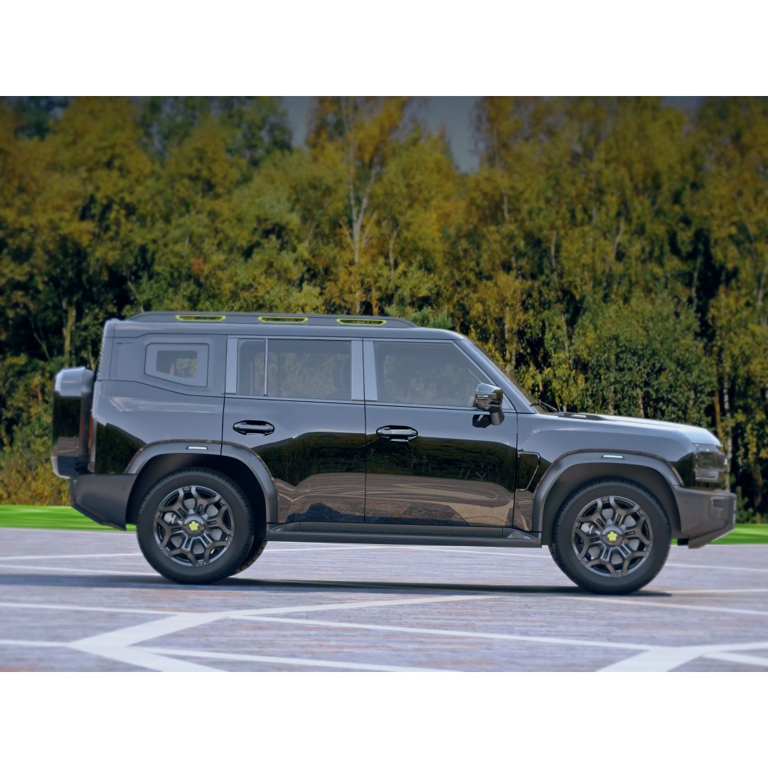 Jetour Traveller 3D Model – Mid-Size SUV with PBR Textures, FBX - View 10