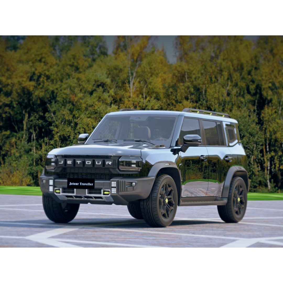 Jetour Traveller 3D Model – Mid-Size SUV with PBR Textures, FBX - View 2