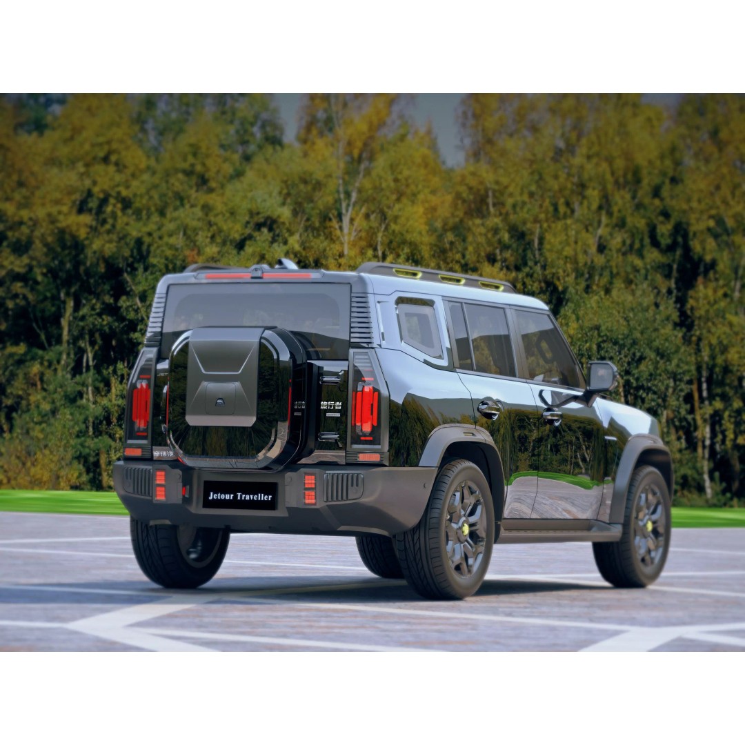 Jetour Traveller 3D Model – Mid-Size SUV with PBR Textures, FBX - View 5