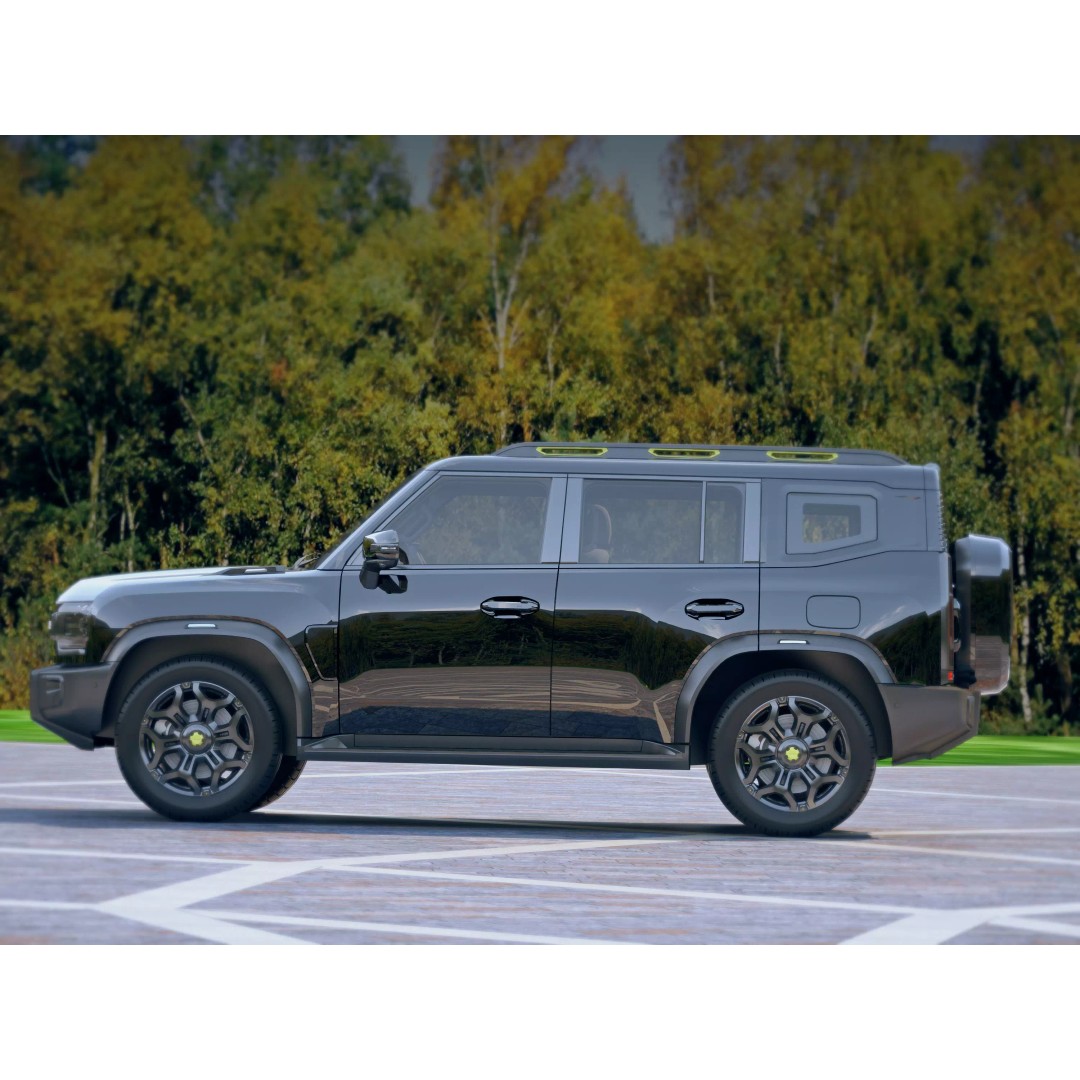 Jetour Traveller 3D Model – Mid-Size SUV with PBR Textures, FBX - View 7