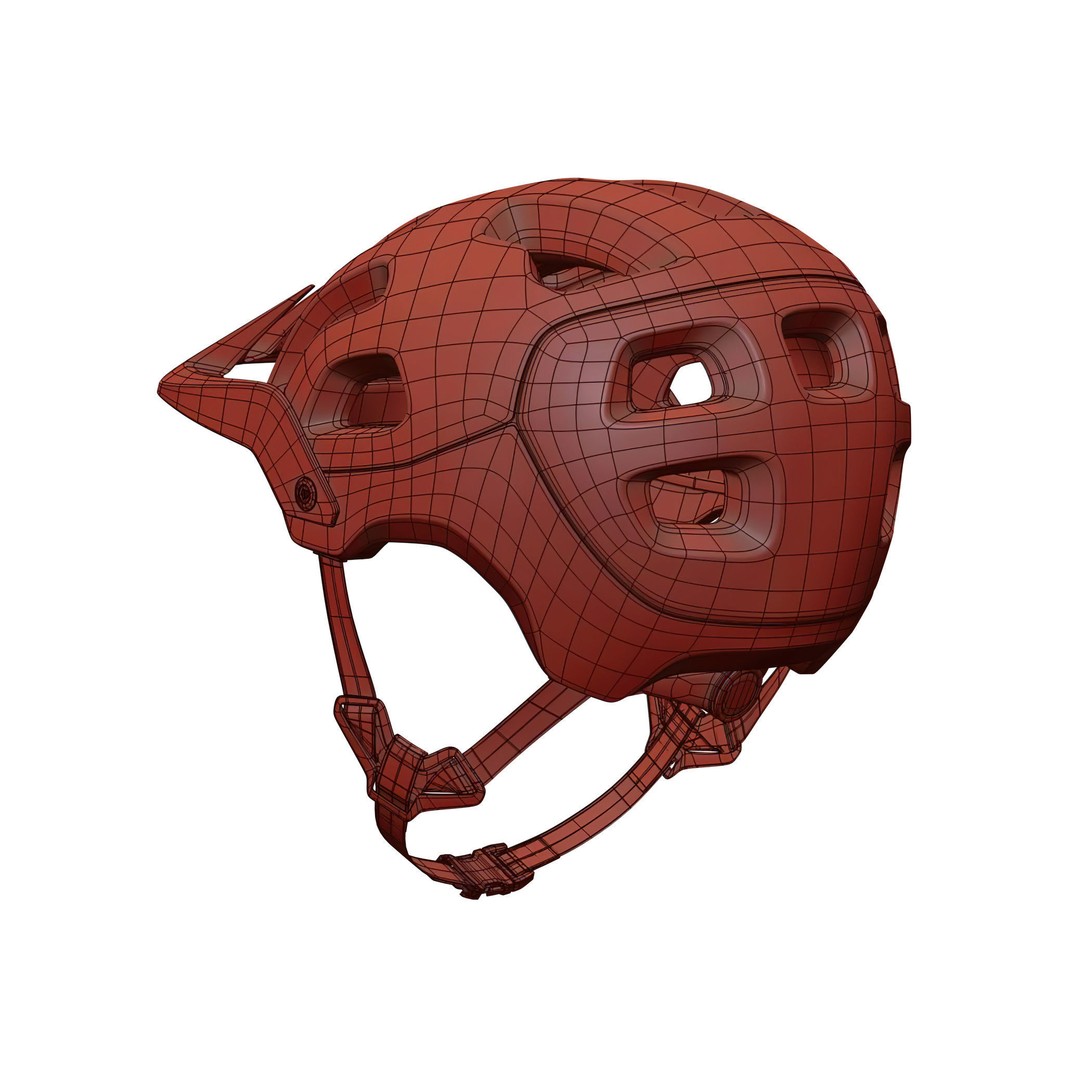 POC Bike Helmet 3D Model – High Poly Game Asset, FBX, OBJ, 3ds Max