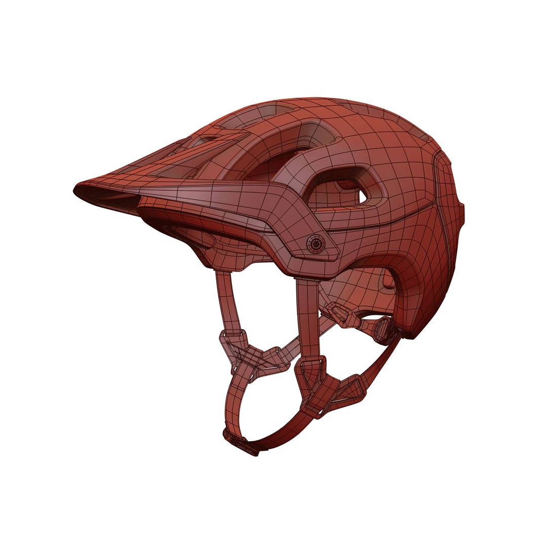 POC Bike Helmet 3D Model – High Poly Game Asset, FBX, OBJ, 3ds Max - View 12