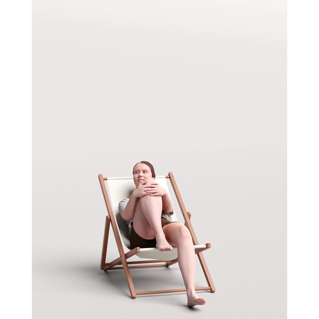 Humano Woman 3D Model – Realistic Posed Character, Multiple Formats - View 11