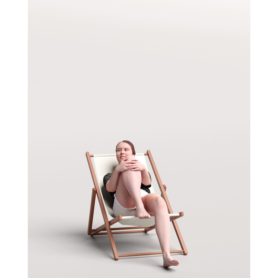 Humano Woman 3D Model – Realistic Posed Character, Multiple Formats - View 13