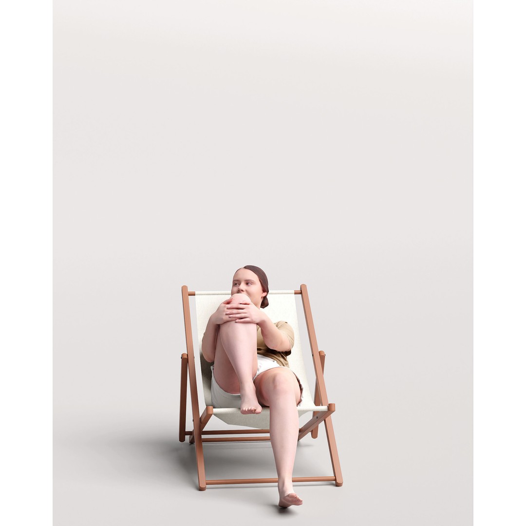 Humano Woman 3D Model – Realistic Posed Character, Multiple Formats - View 5