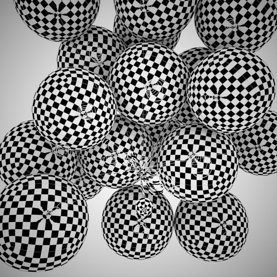 Colorful Air Balloons 3D Model – High-Quality Polygon Mesh, FBX - View 17