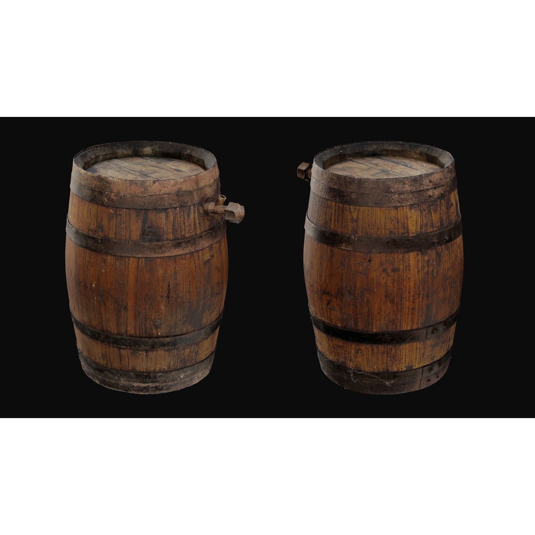 Scanned Props Pack 3D Model – Low Poly Game Assets, FBX & PBR Textures - View 20