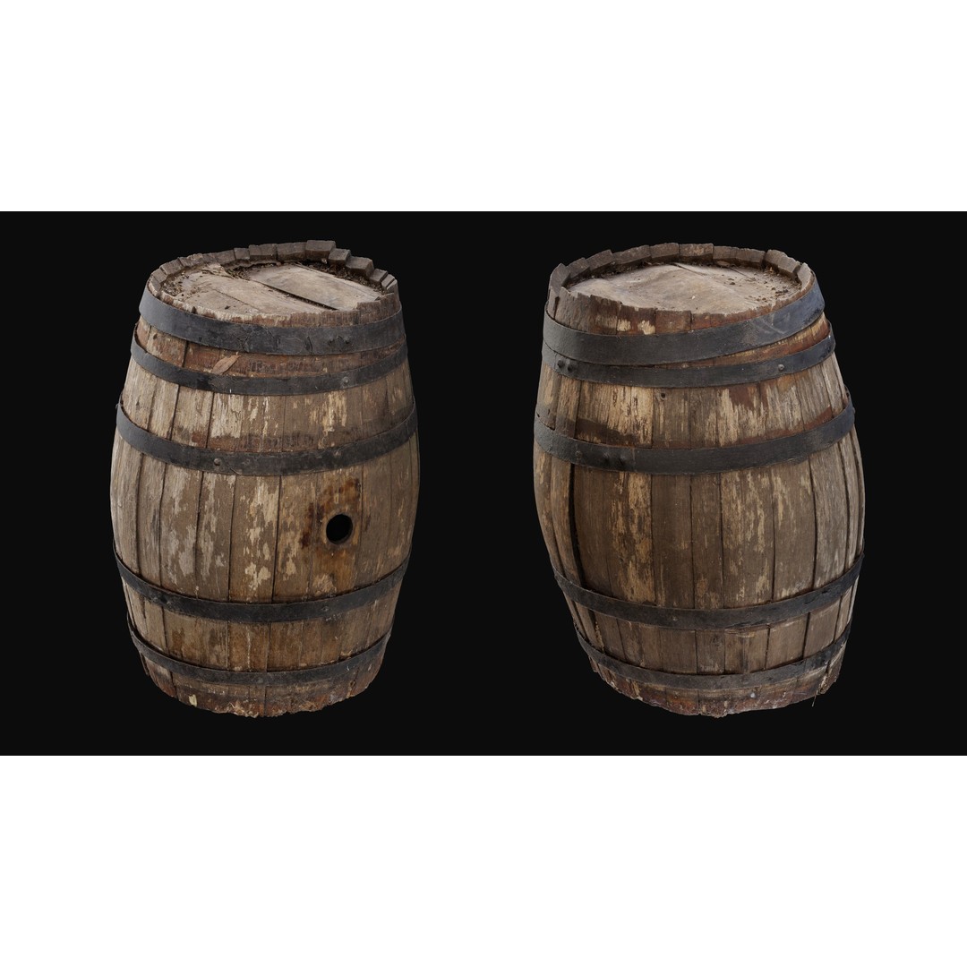 Scanned Props Pack 3D Model – Low Poly Game Assets, FBX & PBR Textures - View 3