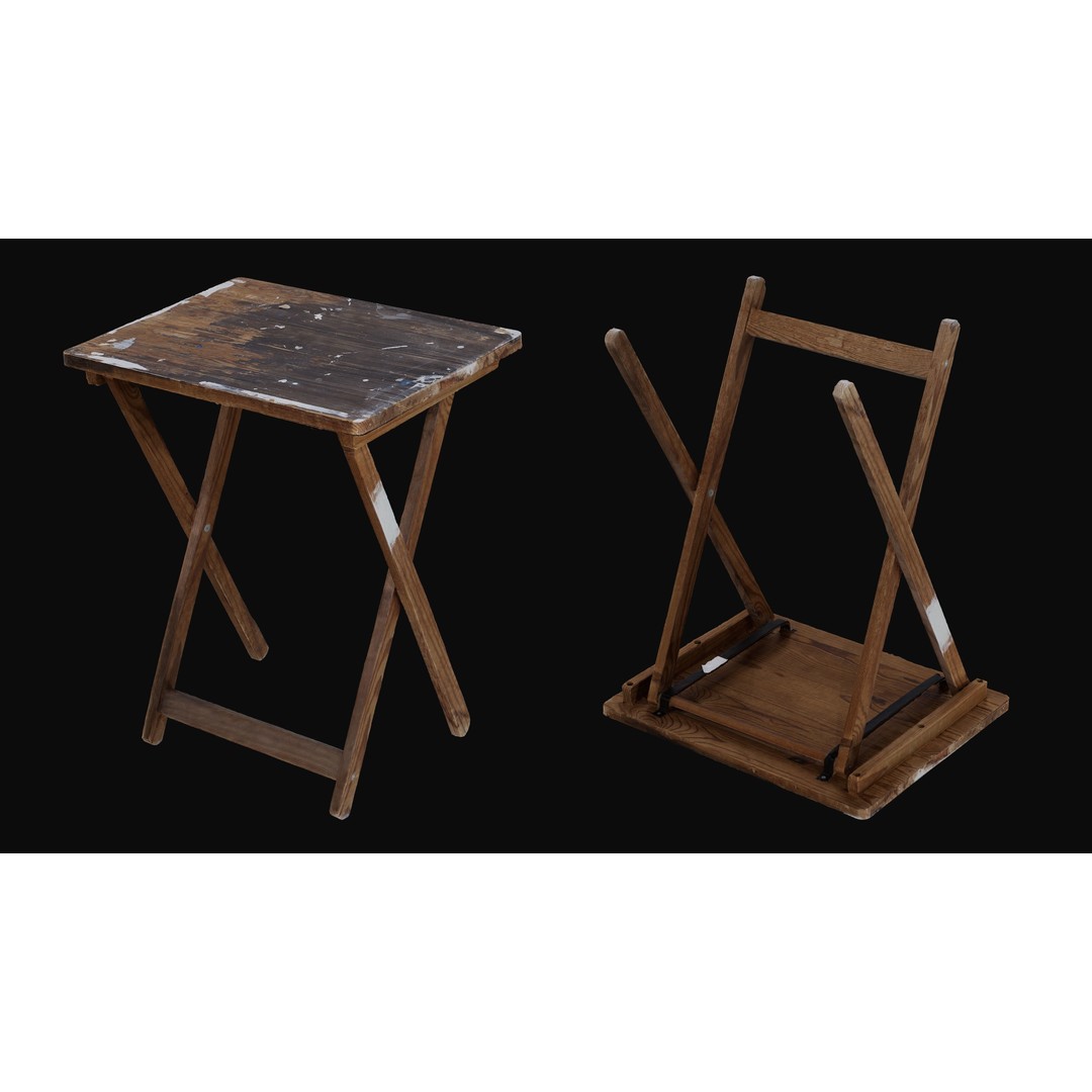 Scanned Props Pack 3D Model – Low Poly Game Assets, FBX & PBR Textures - View 9