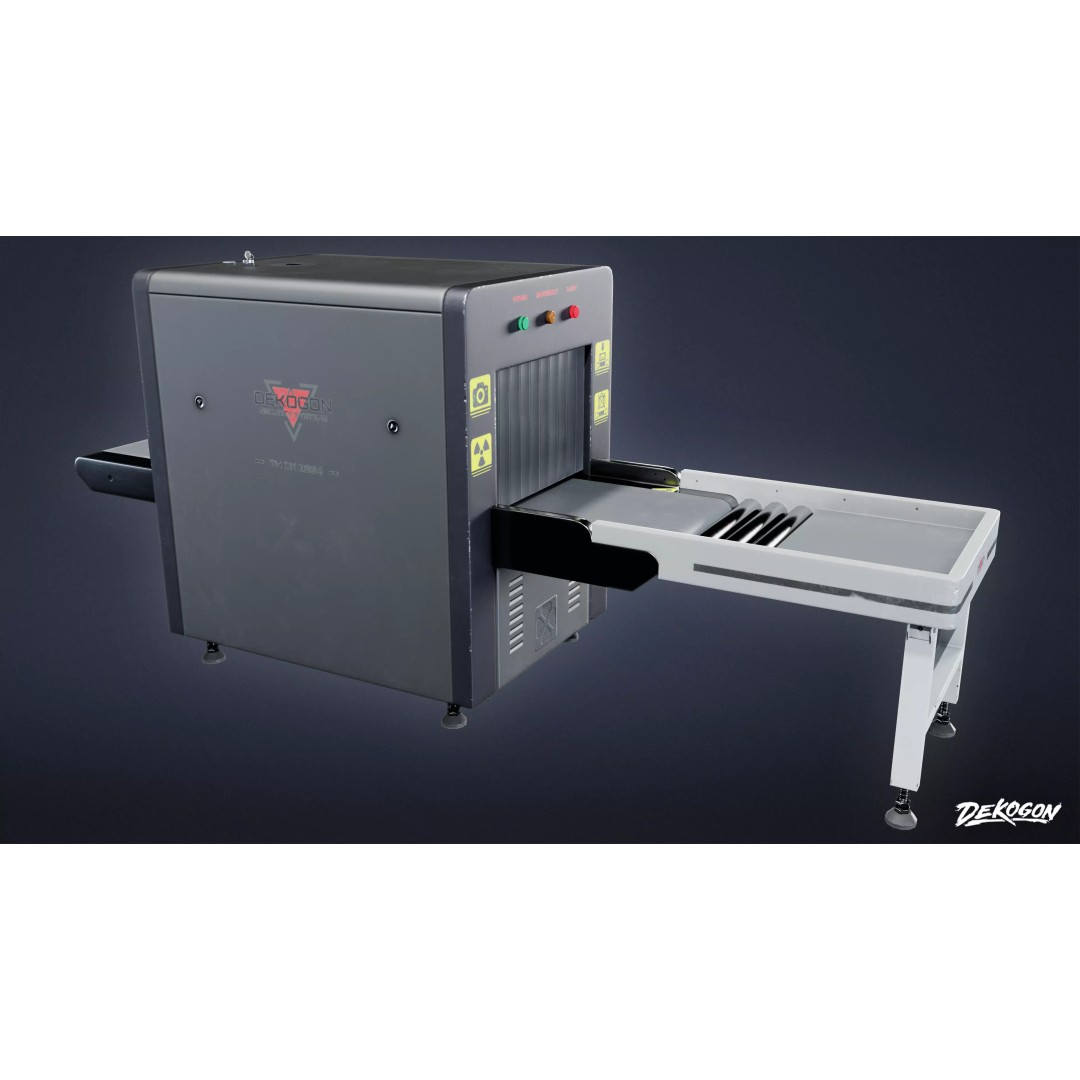 Xray Machine 3D Model – Low Poly Game Asset, FBX with PBR Textures - View 2