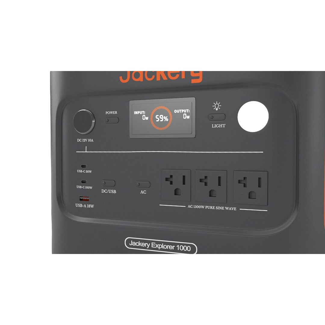 Jackery Explorer 1000 v2 3D Model – High-Quality Portable Power Station, FBX, PBR - View 11
