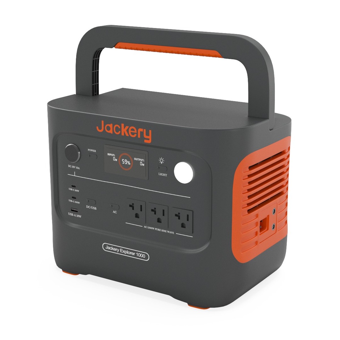Jackery Explorer 1000 v2 3D Model – High-Quality Portable Power Station, FBX, PBR - View 17
