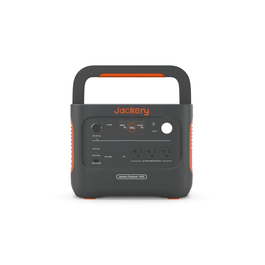 Jackery Explorer 1000 v2 3D Model – High-Quality Portable Power Station, FBX, PBR - View 7