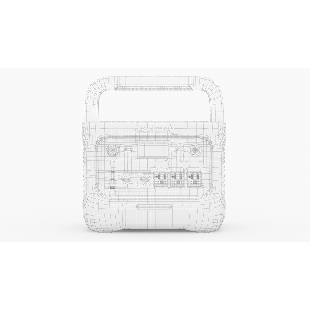 Jackery Explorer 1000 v2 3D Model – High-Quality Portable Power Station, FBX, PBR - View 8