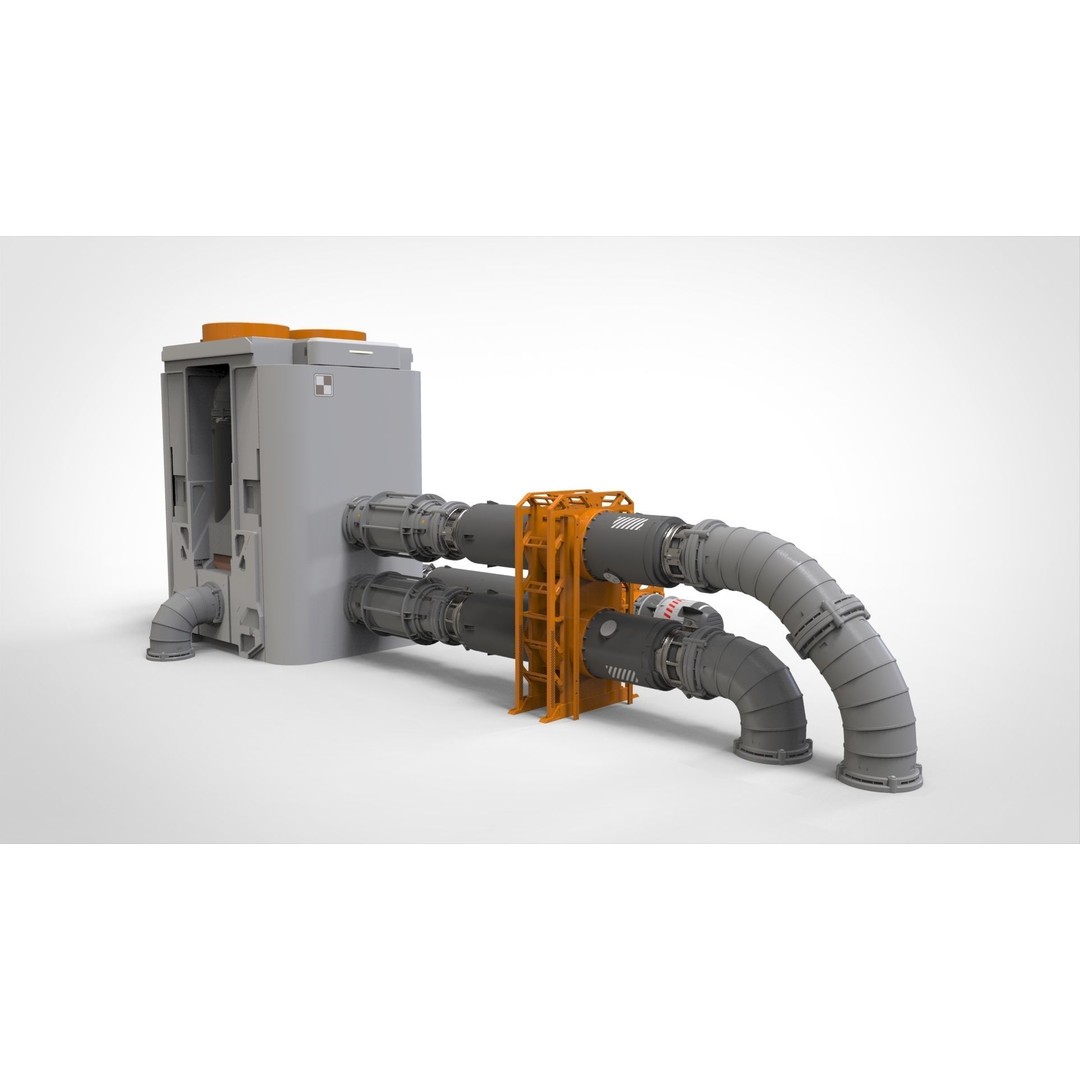 Sci-Fi Modular Environment 3D Model – Industrial Urban Asset, FBX - View 19