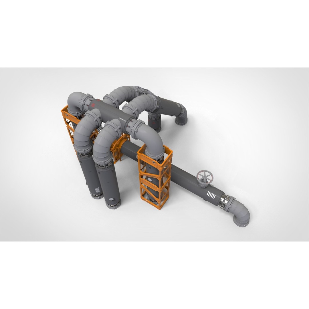 Sci-Fi Modular Environment 3D Model – Industrial Urban Asset, FBX - View 7