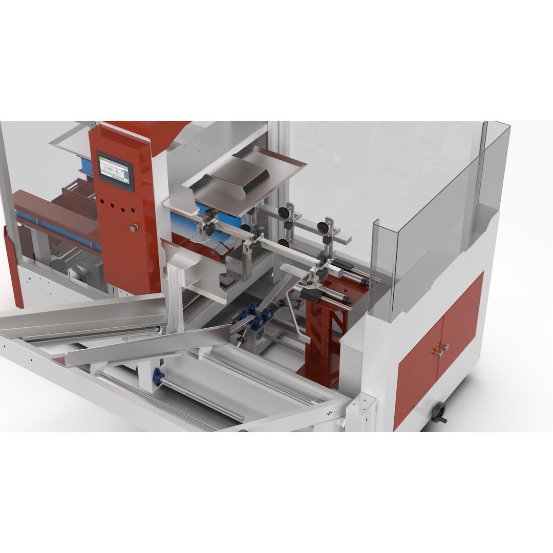 Fully Automatic Box Unpacking Machine 3D Model – High Poly Industrial Asset, OBJ, FBX - View 12