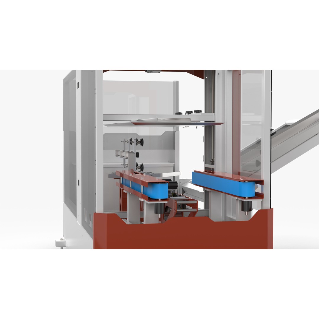 Fully Automatic Box Unpacking Machine 3D Model – High Poly Industrial Asset, OBJ, FBX - View 16