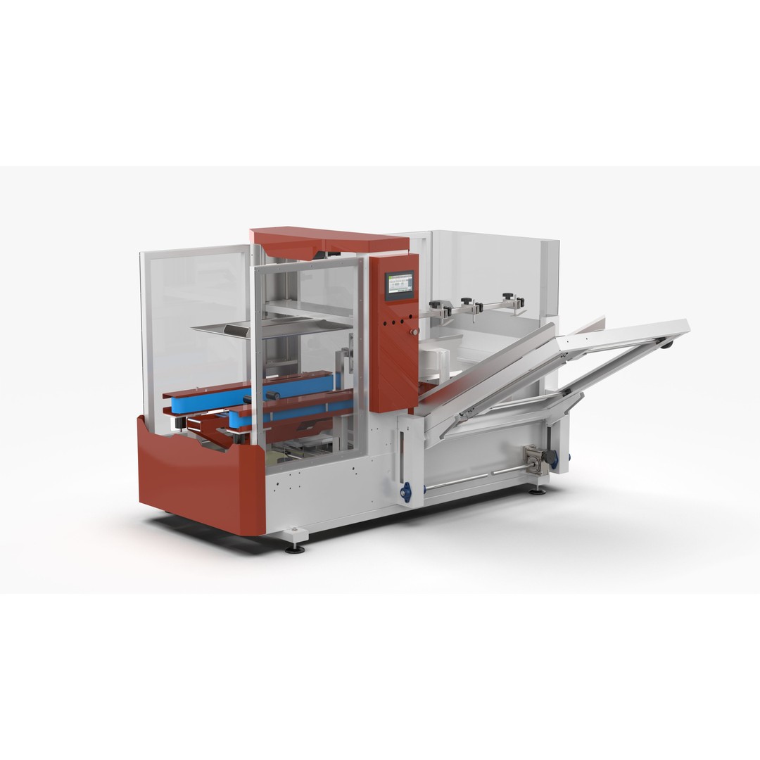 Fully Automatic Box Unpacking Machine 3D Model – High Poly Industrial Asset, OBJ, FBX - View 3