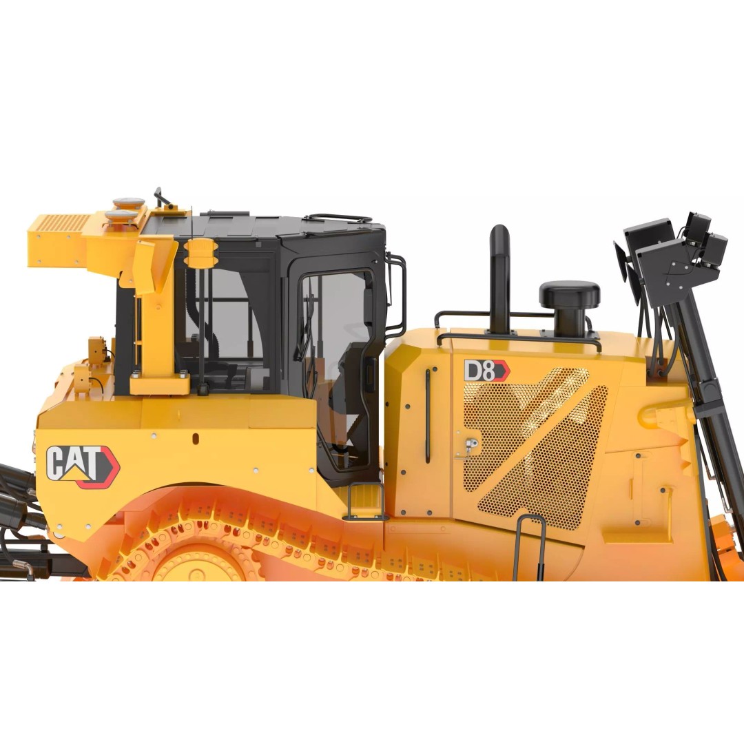 Caterpillar D8 Dozer 3D Model – High Poly Industrial Asset, FBX, OBJ - View 12