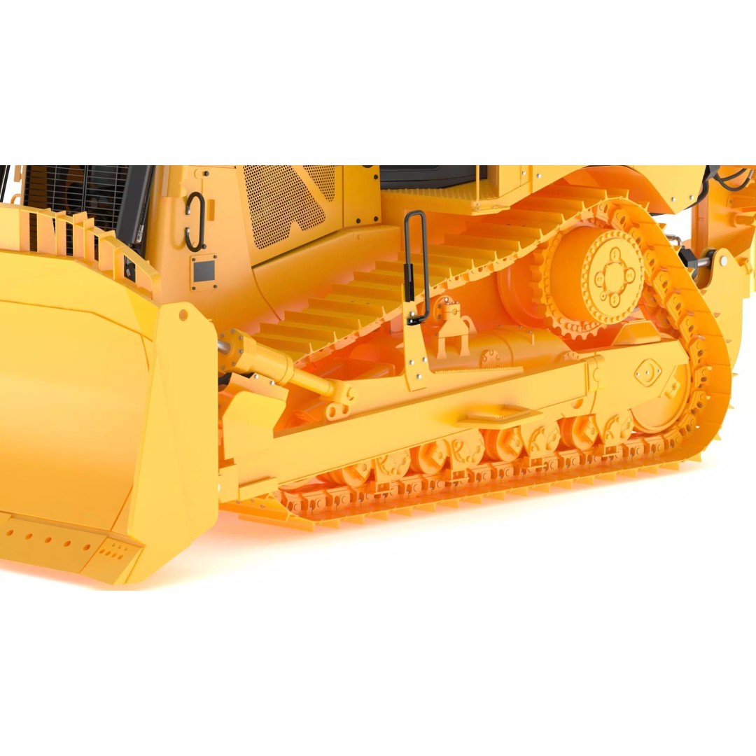 Caterpillar D8 Dozer 3D Model – High Poly Industrial Asset, FBX, OBJ - View 17
