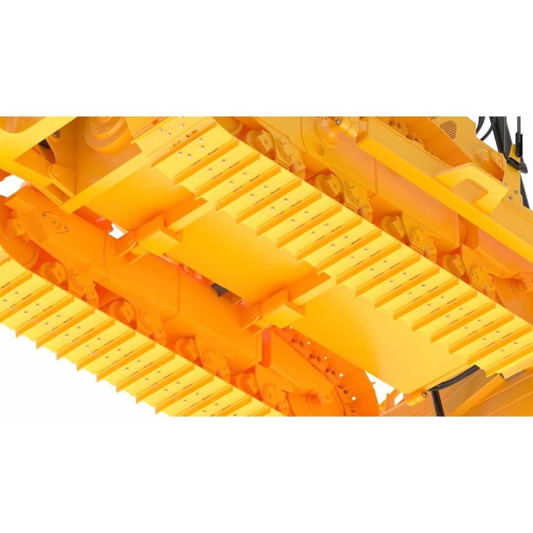 Caterpillar D8 Dozer 3D Model – High Poly Industrial Asset, FBX, OBJ - View 21
