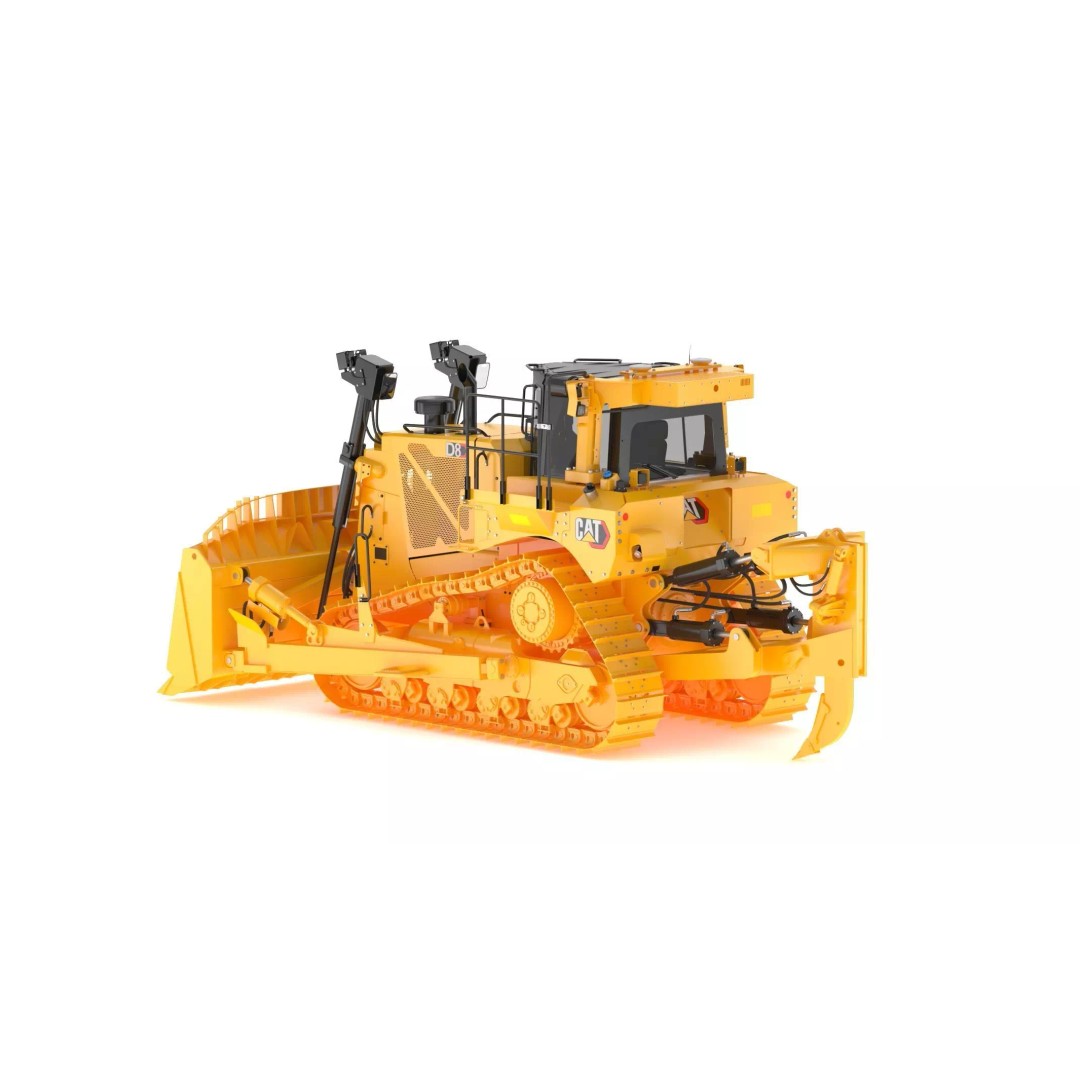 Caterpillar D8 Dozer 3D Model – High Poly Industrial Asset, FBX, OBJ - View 5