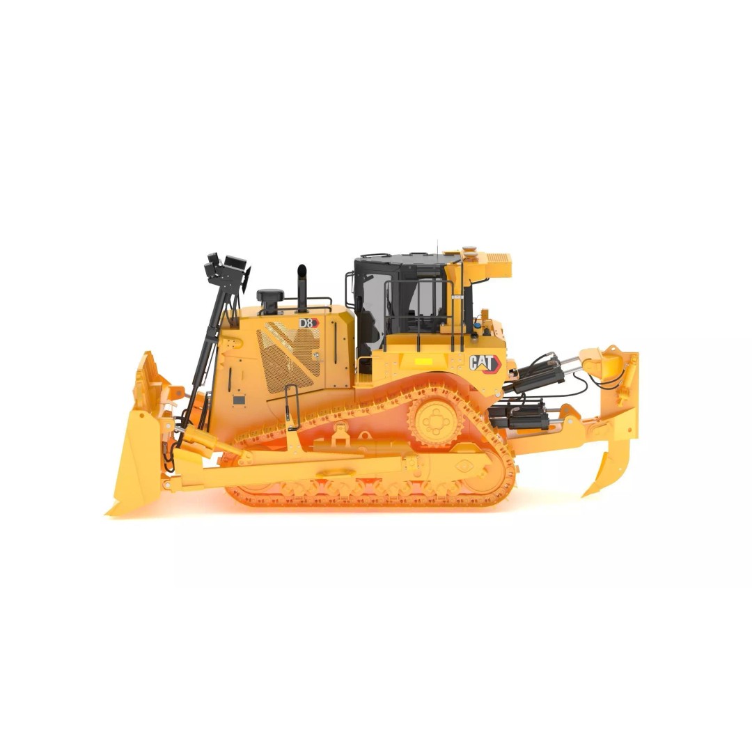 Caterpillar D8 Dozer 3D Model – High Poly Industrial Asset, FBX, OBJ - View 6