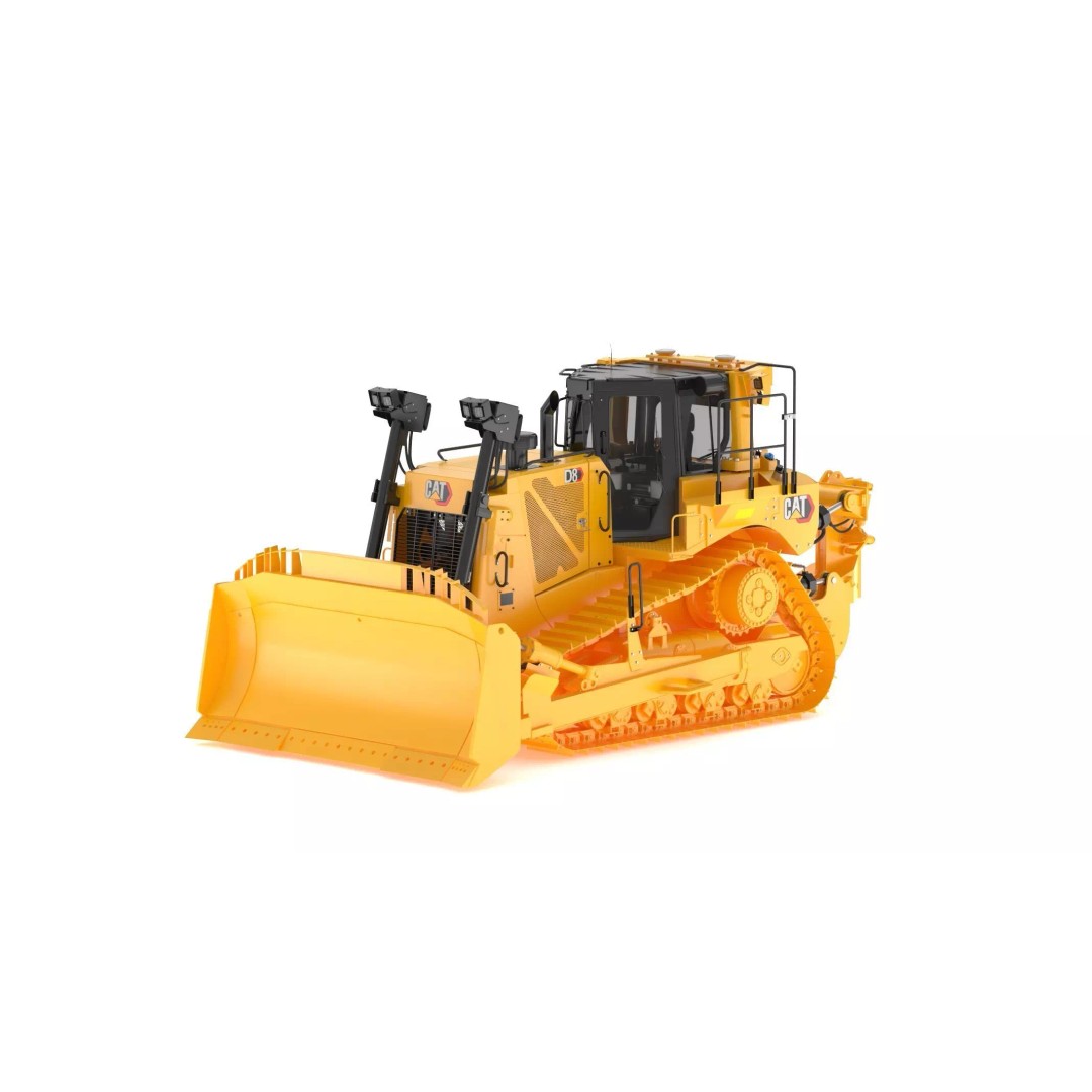 Caterpillar D8 Dozer 3D Model – High Poly Industrial Asset, FBX, OBJ - View 7