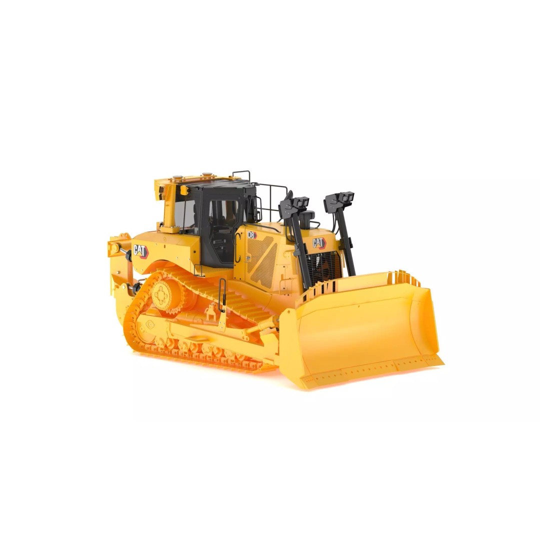 Caterpillar D8 Dozer 3D Model – High Poly Industrial Asset, FBX, OBJ - View 9