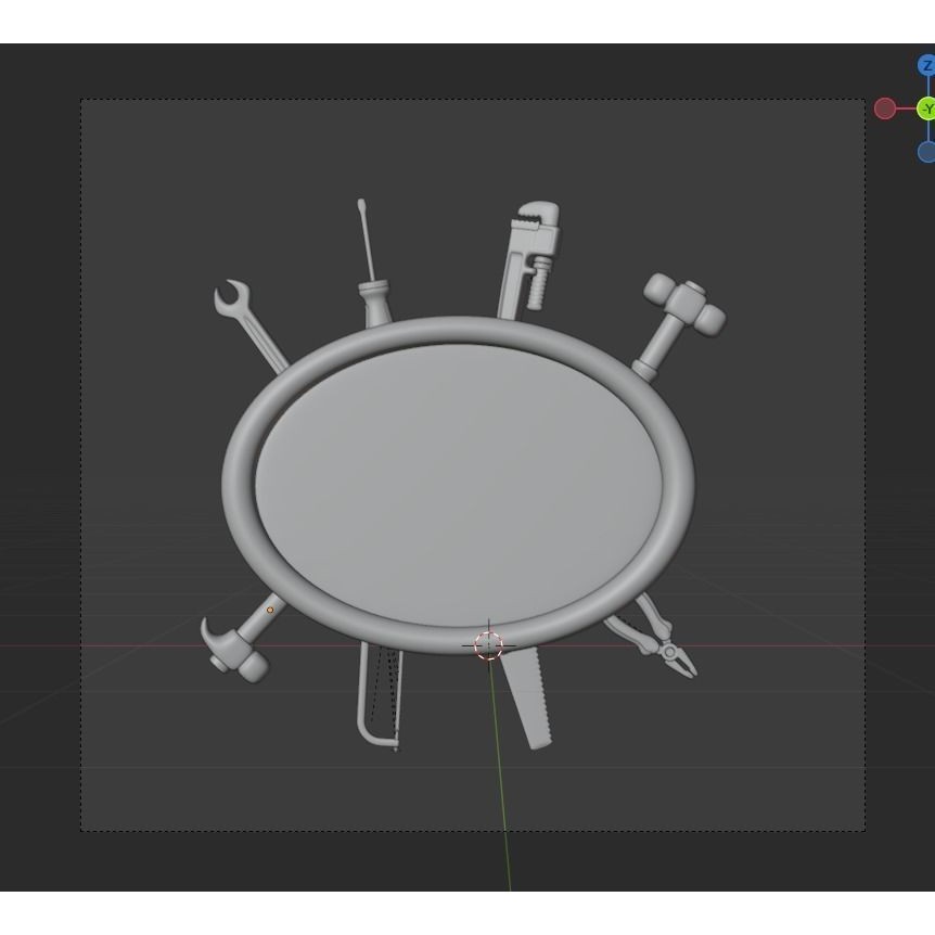 Labour Day 3D Model – Icon Pack for Design and Advertising, Blender, FBX, OBJ
