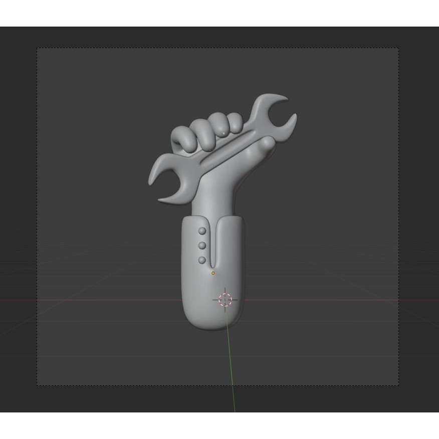 Labour Day 3D Model – Icon Pack for Design and Advertising, Blender, FBX, OBJ - View 10
