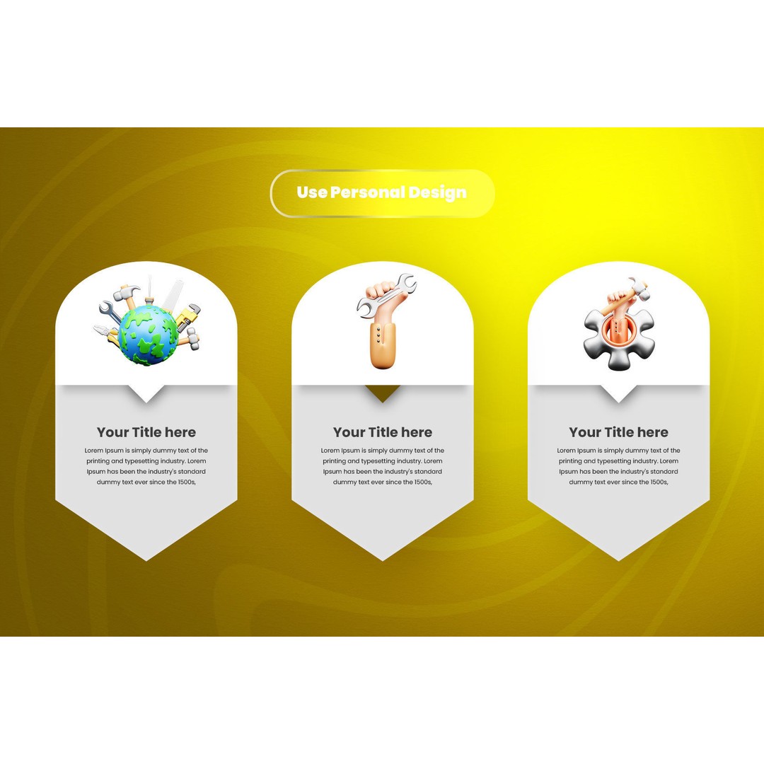 Labour Day 3D Model – Icon Pack for Design and Advertising, Blender, FBX, OBJ - View 5