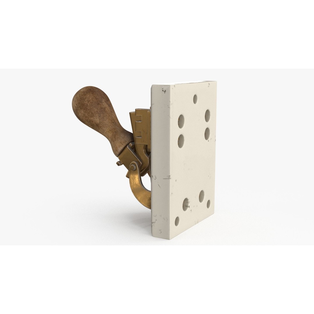 Industrial Power Switch 3D Model – Low Poly PBR Asset, FBX, OBJ - View 10