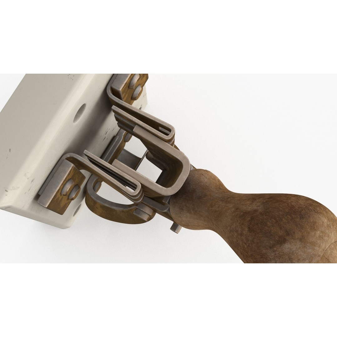 Industrial Power Switch 3D Model – Low Poly PBR Asset, FBX, OBJ - View 13