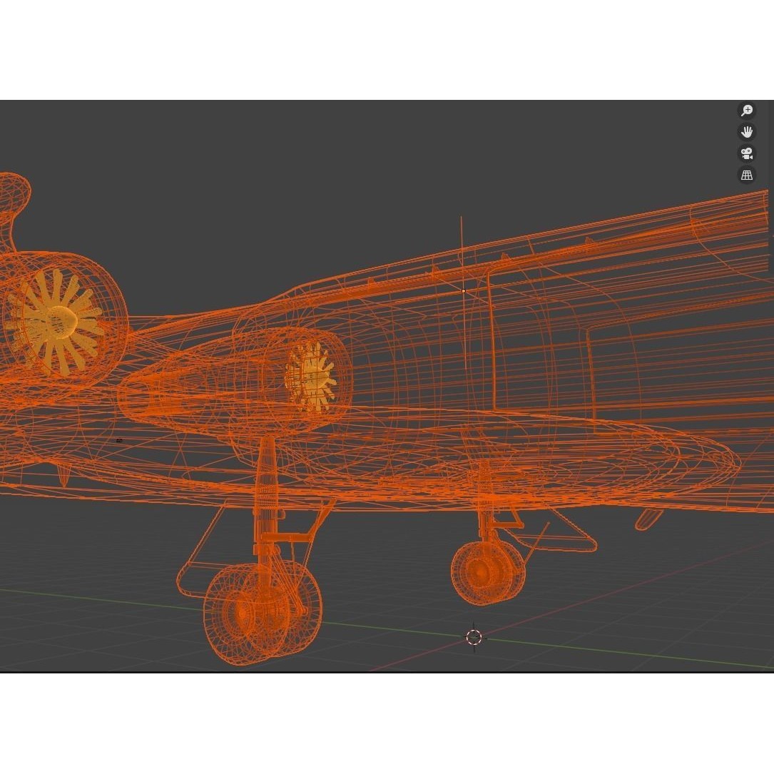 Gulfstream G550 CAEW - Low-Poly Game-Ready 3D Model - View 19