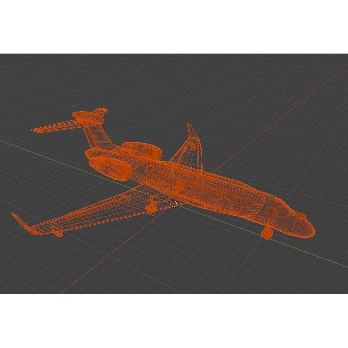 Gulfstream G550 CAEW - Low-Poly Game-Ready 3D Model - View 20
