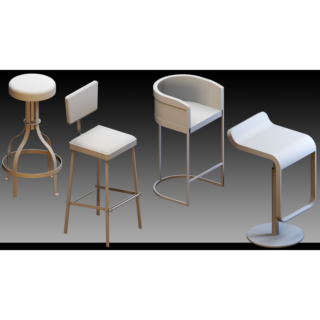 Interior Objects 3D Model – High Detail Props for CG Projects, FBX, Blend - View 16