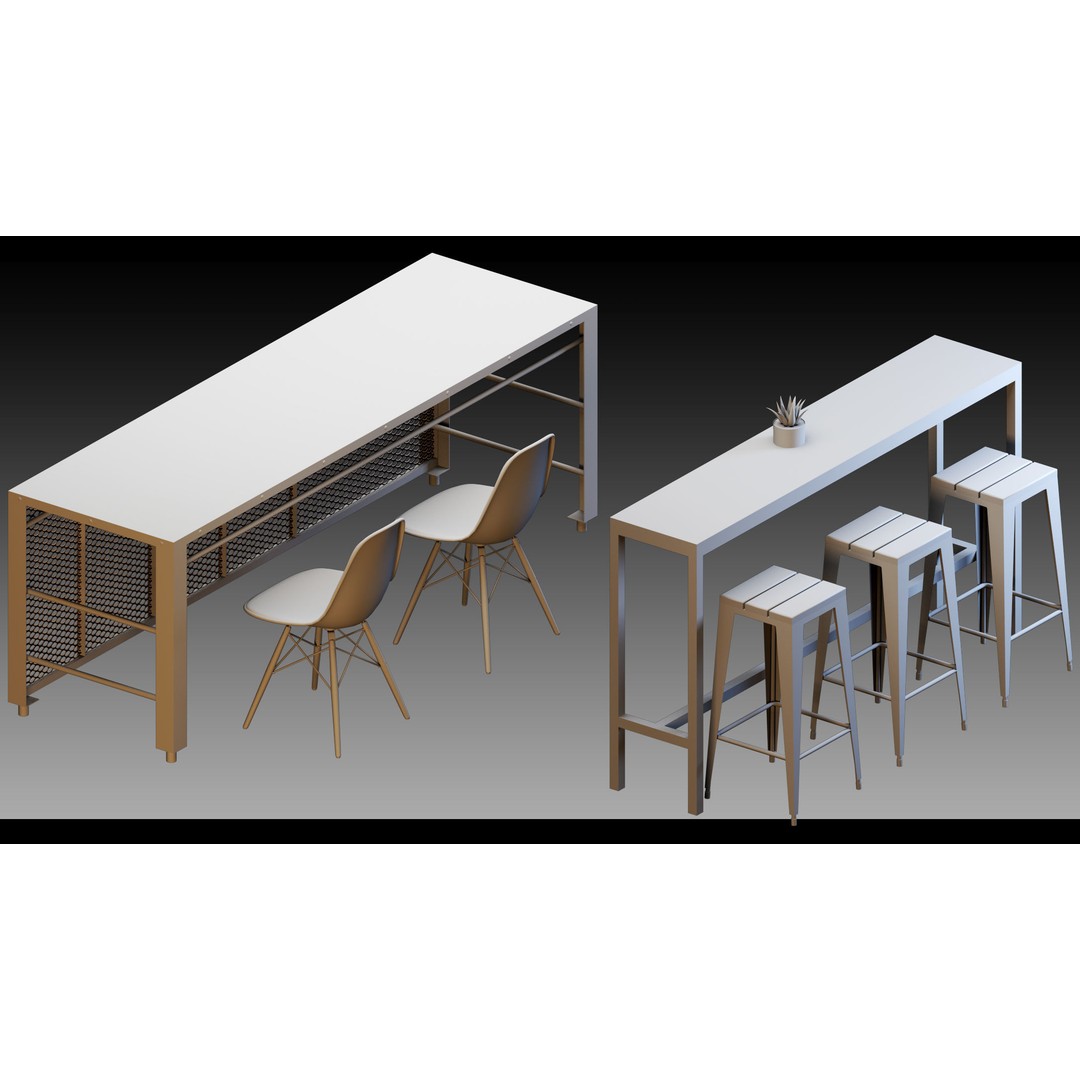 Interior Objects 3D Model – High Detail Props for CG Projects, FBX, Blend - View 7