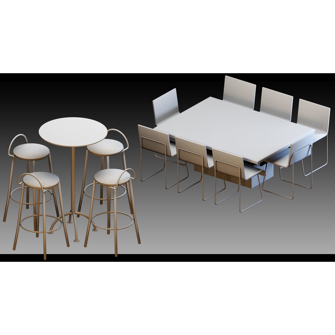 Interior Objects 3D Model – High Detail Props for CG Projects, FBX, Blend - View 9