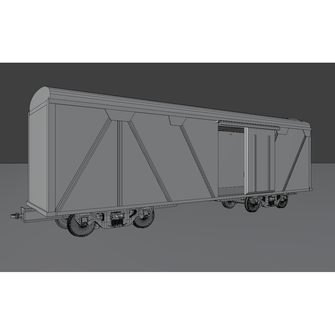 Oil Tank Train Car 3D Model – Low Poly Game-Ready Asset, FBX