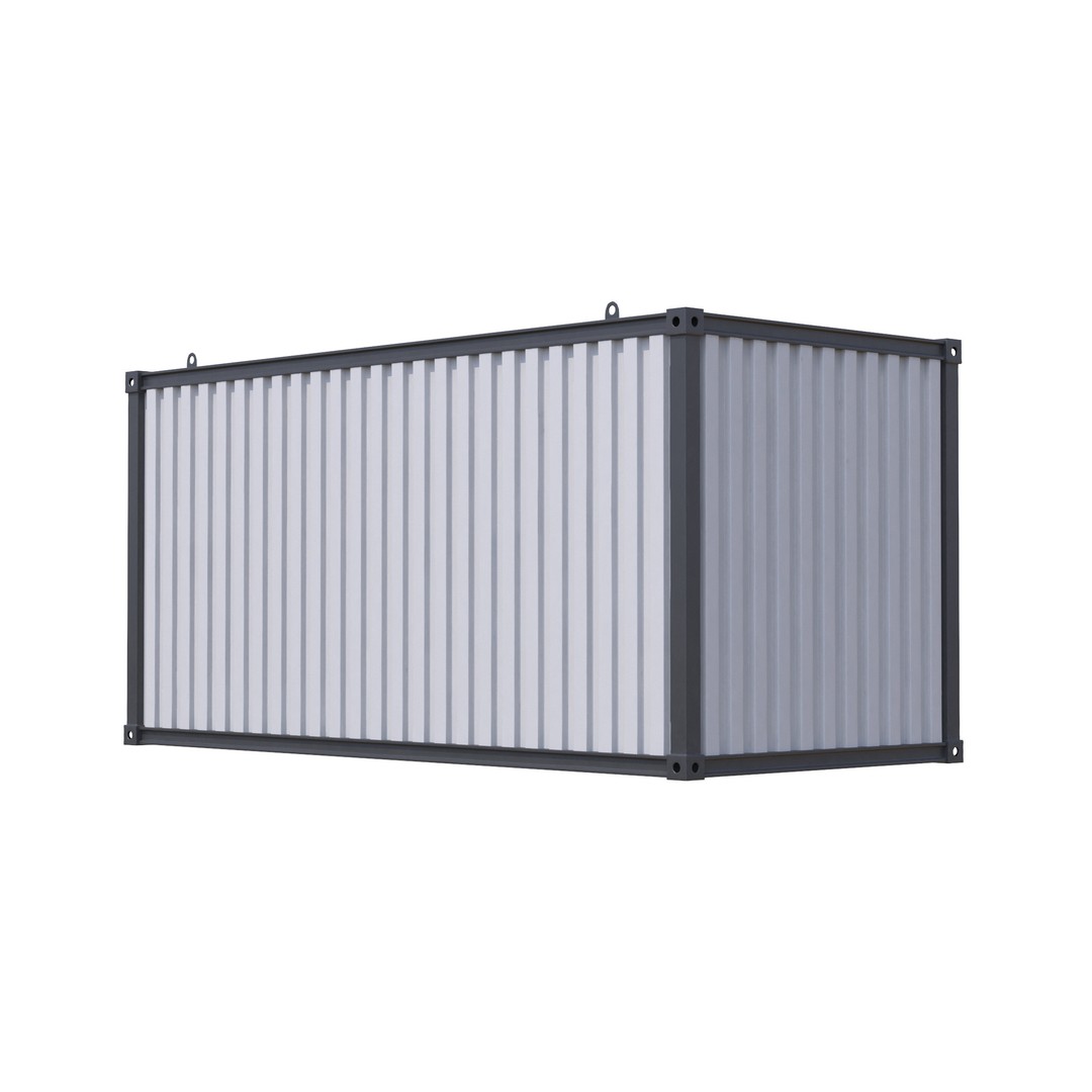 Construction Site Cabin 3D Model – Realistic Portable Office Asset, FBX - View 5
