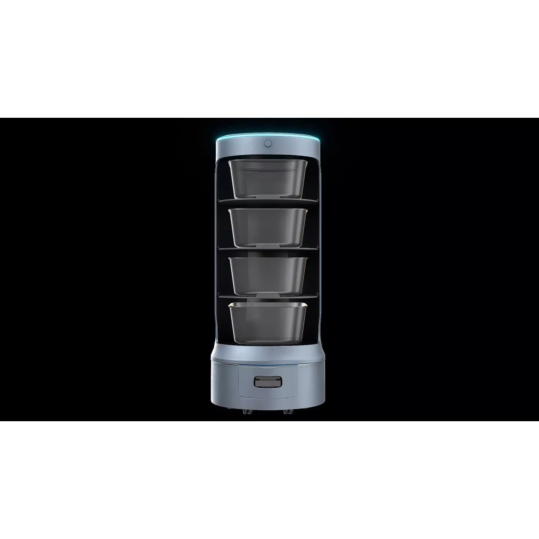 Modern Restaurant Robot 3D Model – Low Poly Game Ready Asset, FBX - View 6