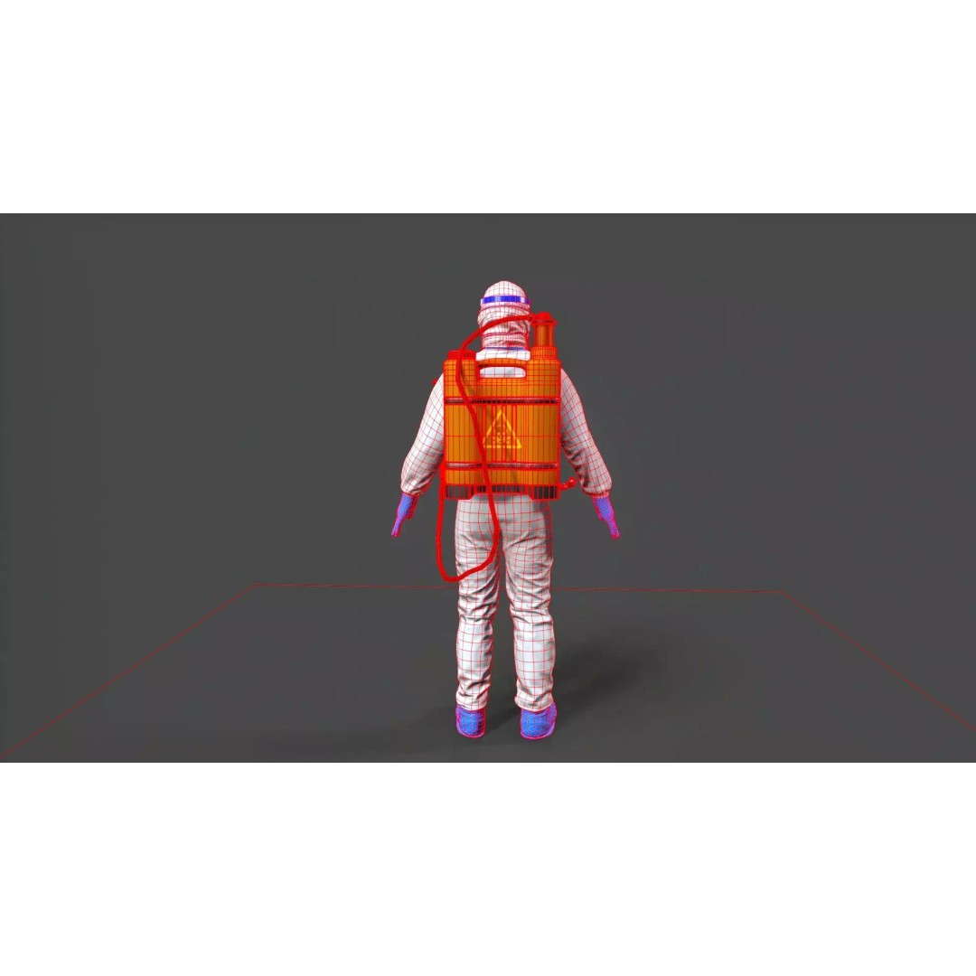Man Character 3D Model – Low Poly Game Asset, FBX and Maya Formats - View 15