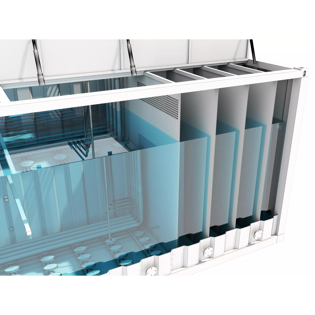 Sewage Treatment Container 04 3D Model – Industrial Asset, FBX, OBJ - View 12