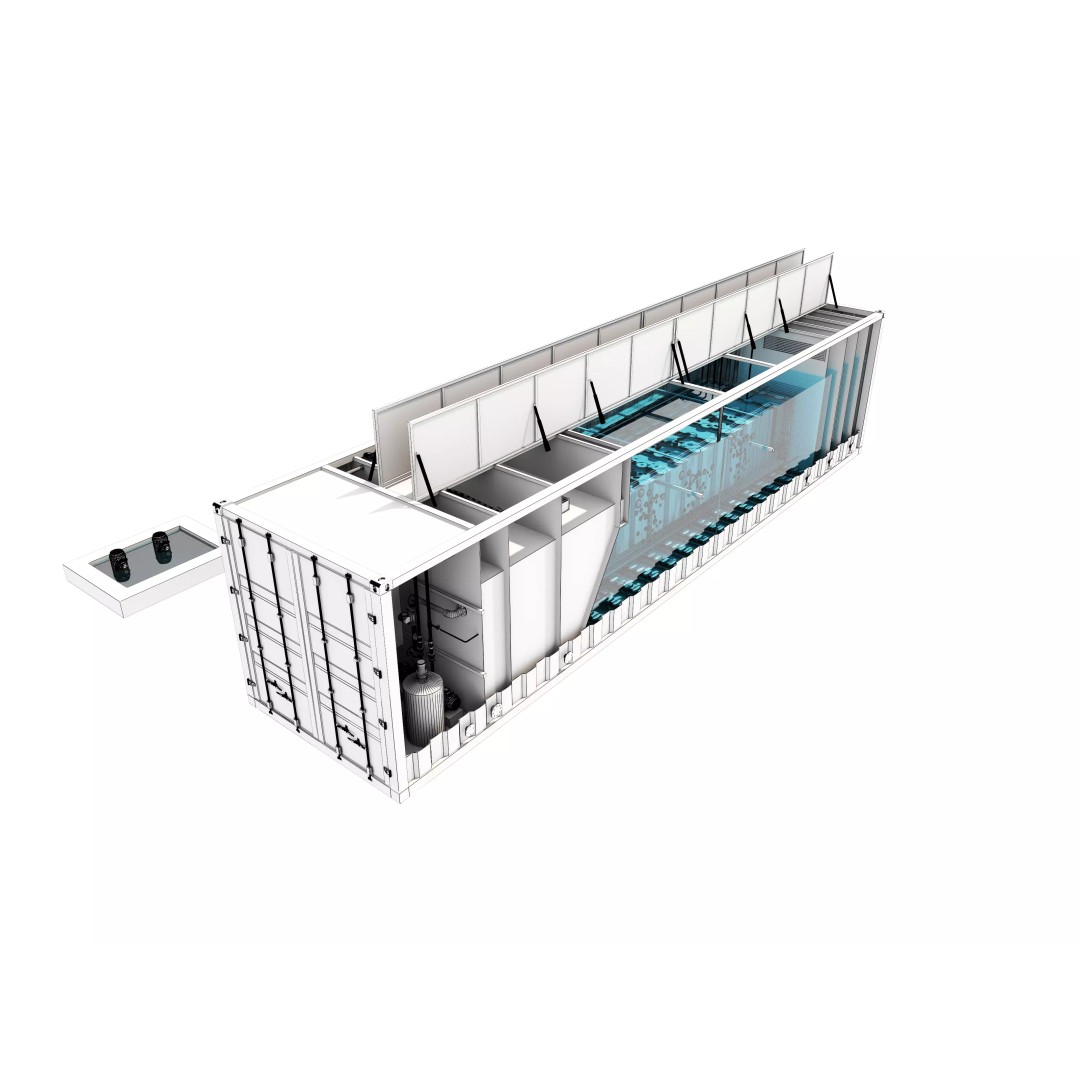 Sewage Treatment Container 04 3D Model – Industrial Asset, FBX, OBJ - View 6