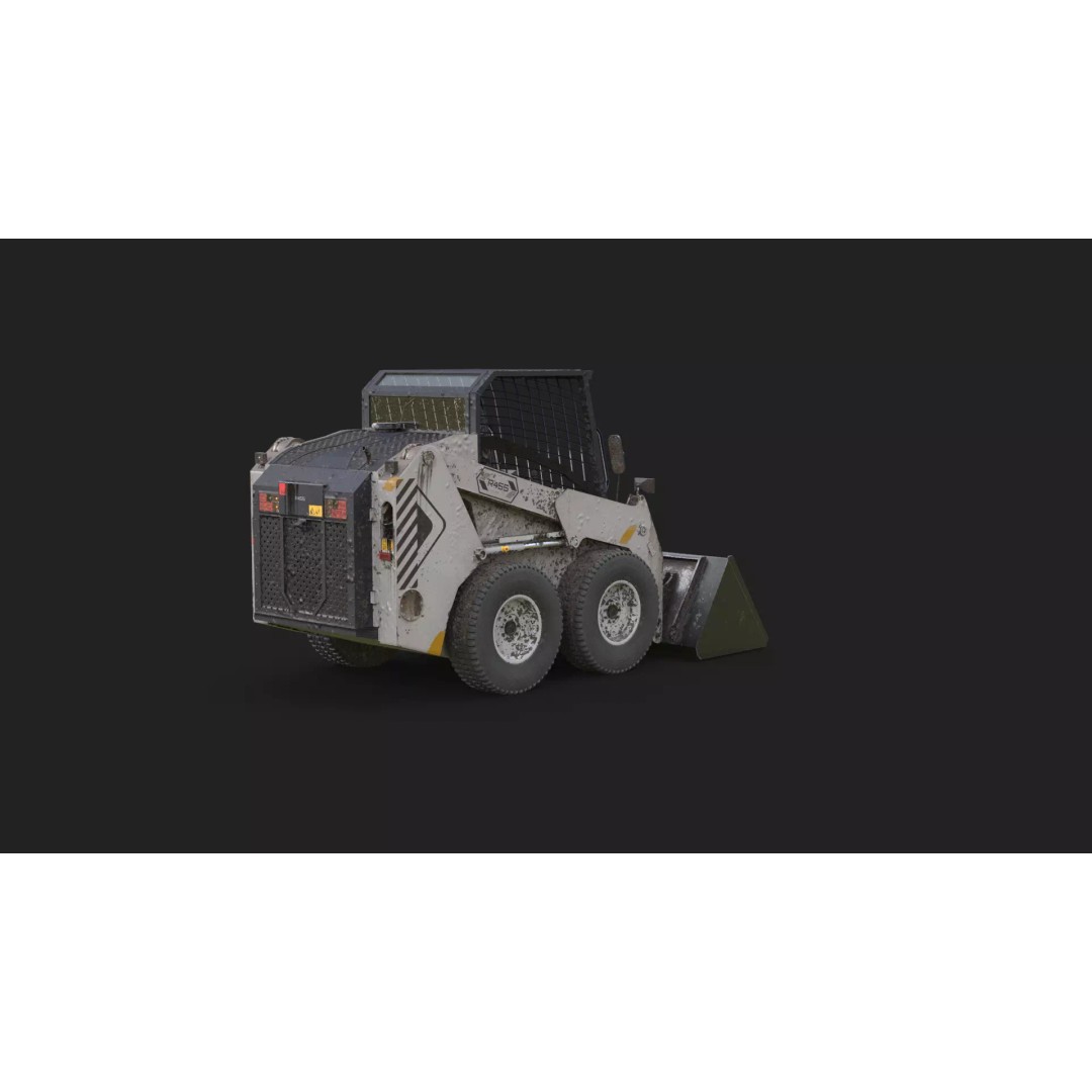 Skid Steer Loader 3D Model – Detailed Industrial Machine, FBX - View 21